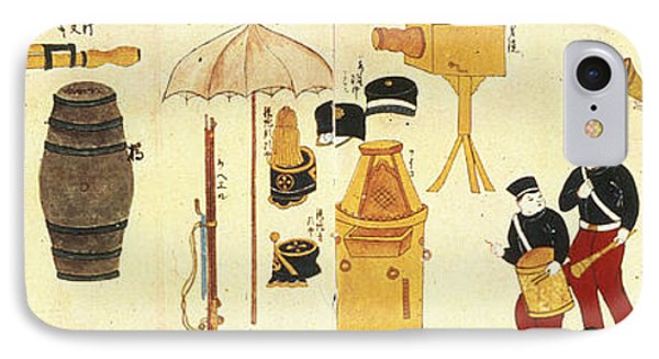 600x327 Commodore Perry Iphone 8 Cases Fine Art America - Commodore Perry Japanese Painting