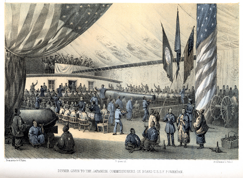 818x600 Japan Society Of The Uk - Commodore Perry Painting