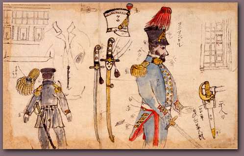 498x319 Visual Narratives Encounters East - Commodore Perry Painting