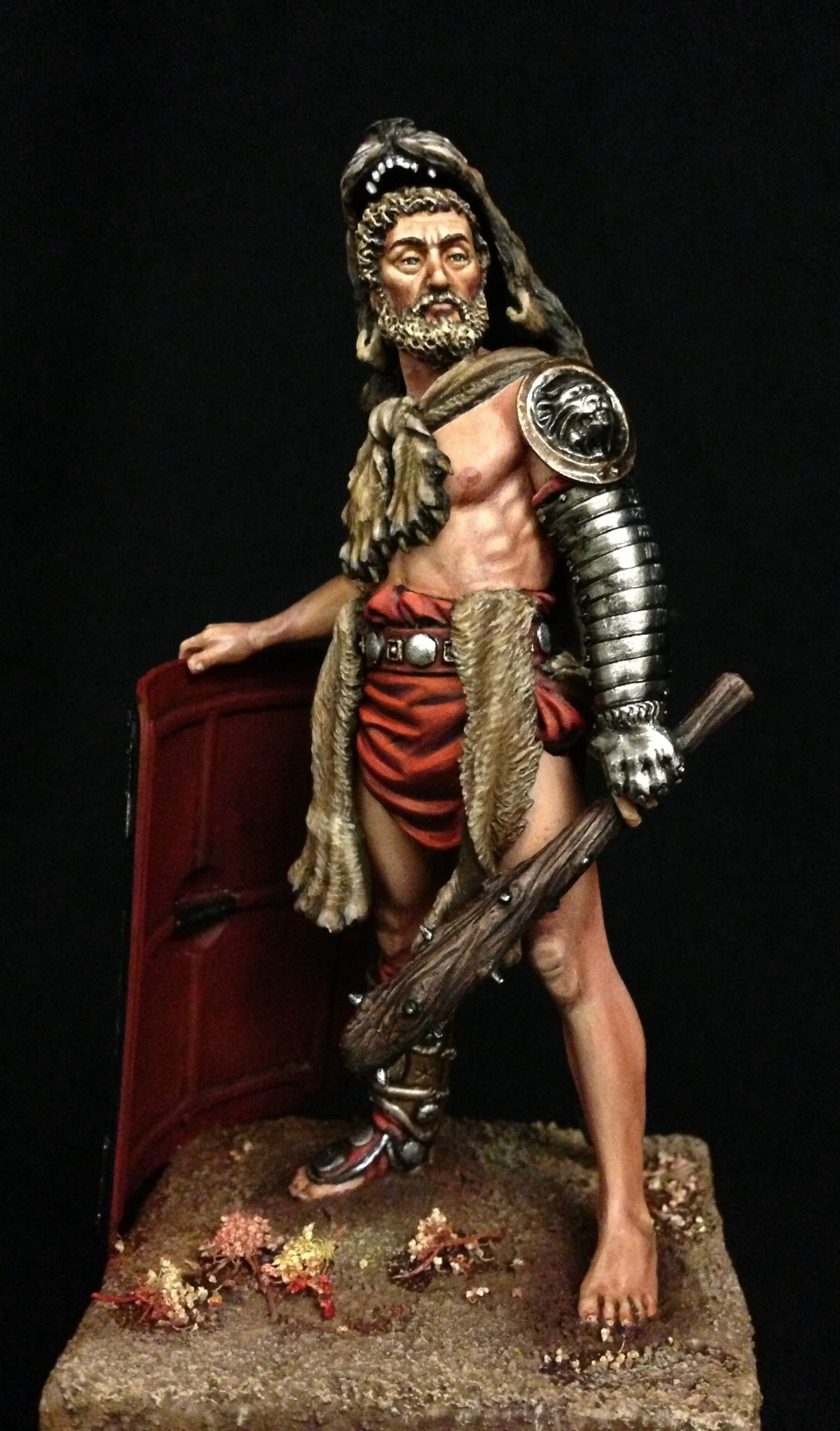 1409x2399 Like Father Not Like Son Marcus Aurelius Amp Commodus Rome Across - Commodus Painting