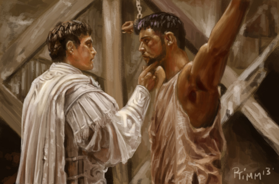 900x593 Maximus Commodus By Ptimm - Commodus Painting