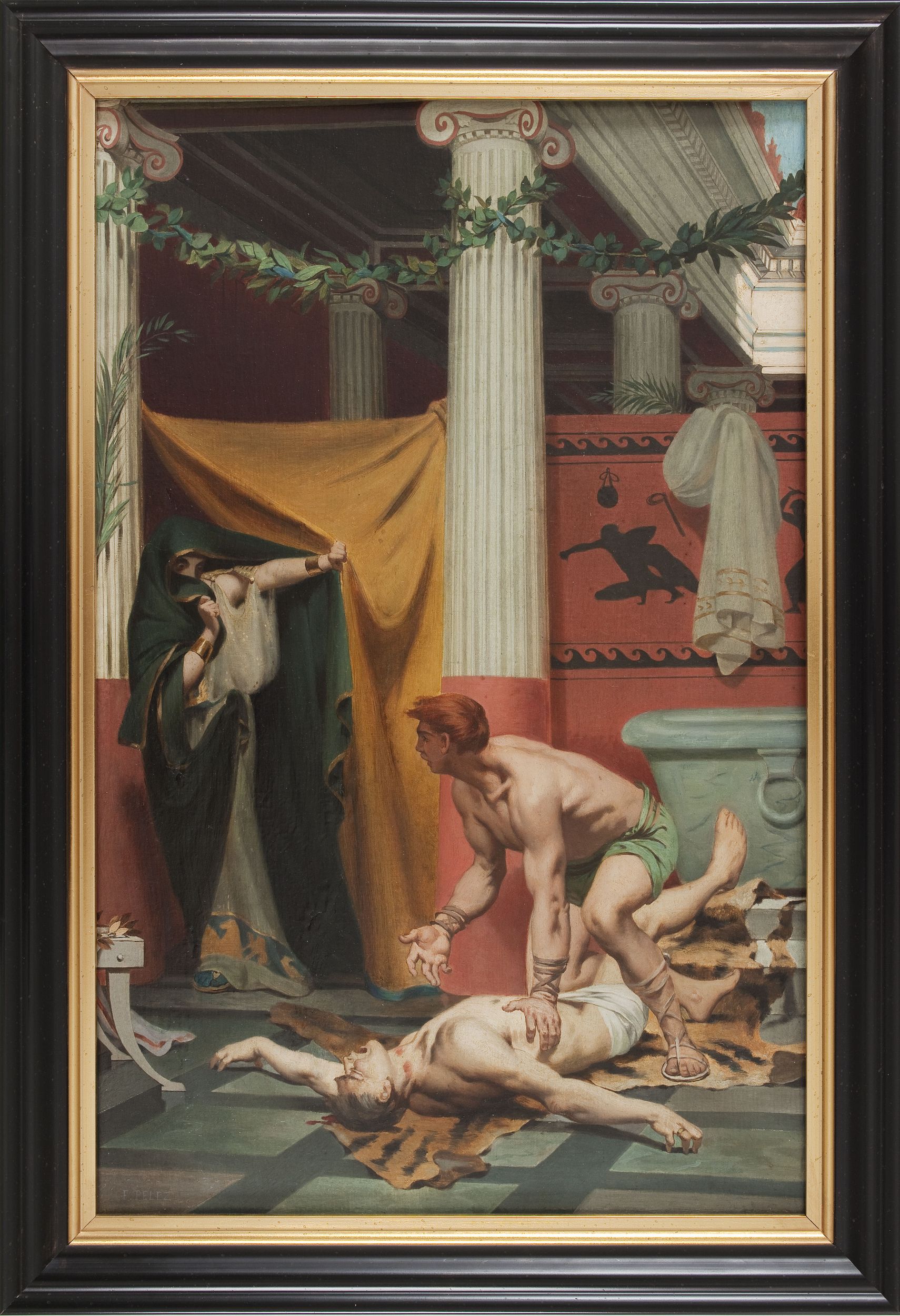 1710x2500 The Death Of Emperor Commodus Petit Palais - Commodus Painting