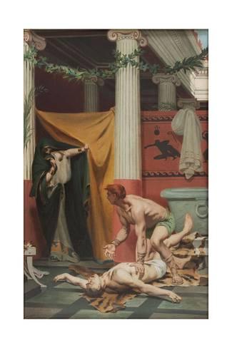 325x488 The Death Of The Emperor Commodus Giclee Print By Fernand Pelez - Commodus Painting