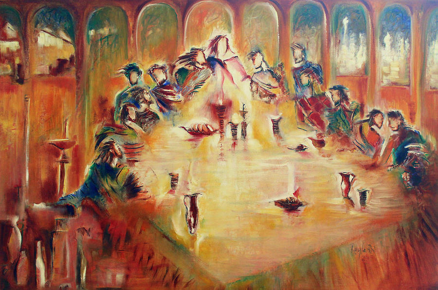 900x595 Communion Painting By Rayla Noel - Communion Painting