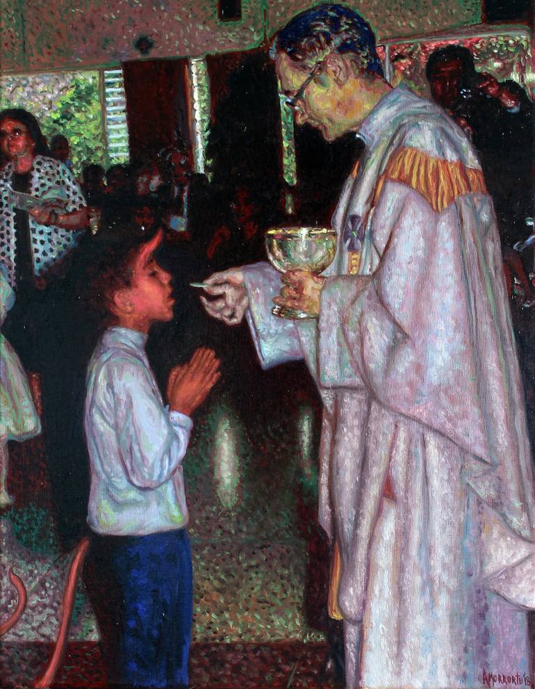 Communion Painting at PaintingValley.com | Explore collection of ...