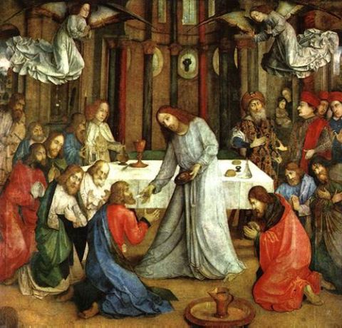 480x460 The Communion Of The Apostles - Communion Painting