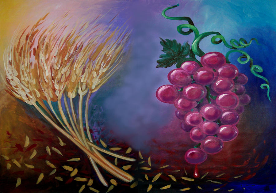 900x630 Communion Painting By Kevin Middleton - Communion Painting