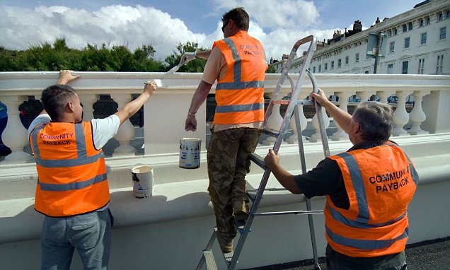 636x382 Criminals Raking In Thousands For Injuries Suffered While - Community Service Painting