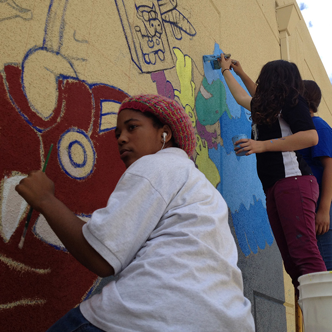 659x659 Mural Painting As Public Art Steam - Community Service Painting
