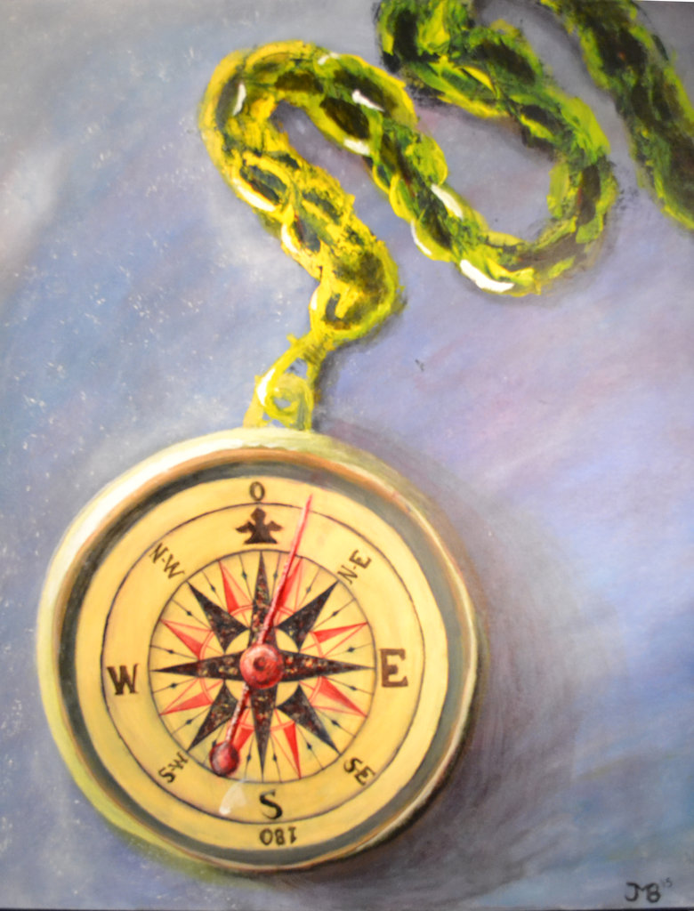 780x1024 Compass Painting By Jibreelb - Compass Painting