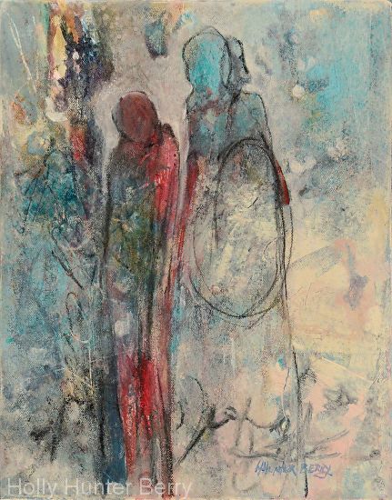 431x550 Daily Painters Abstract Gallery Contemporary Abstract - Compassion Painting