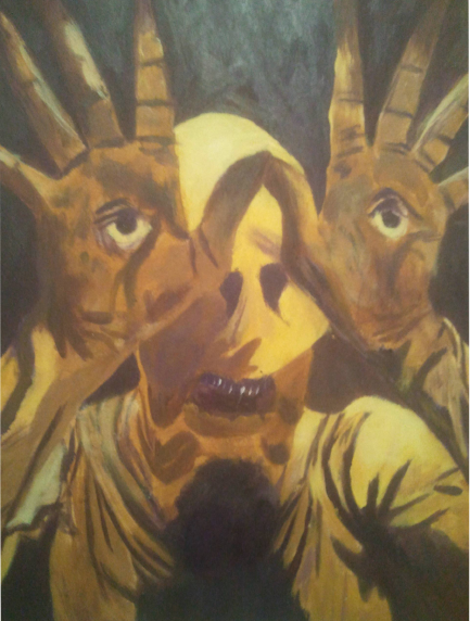 433x572 Complementary Colors Painting (Oc) Sorry For Potato - Complementary Painting