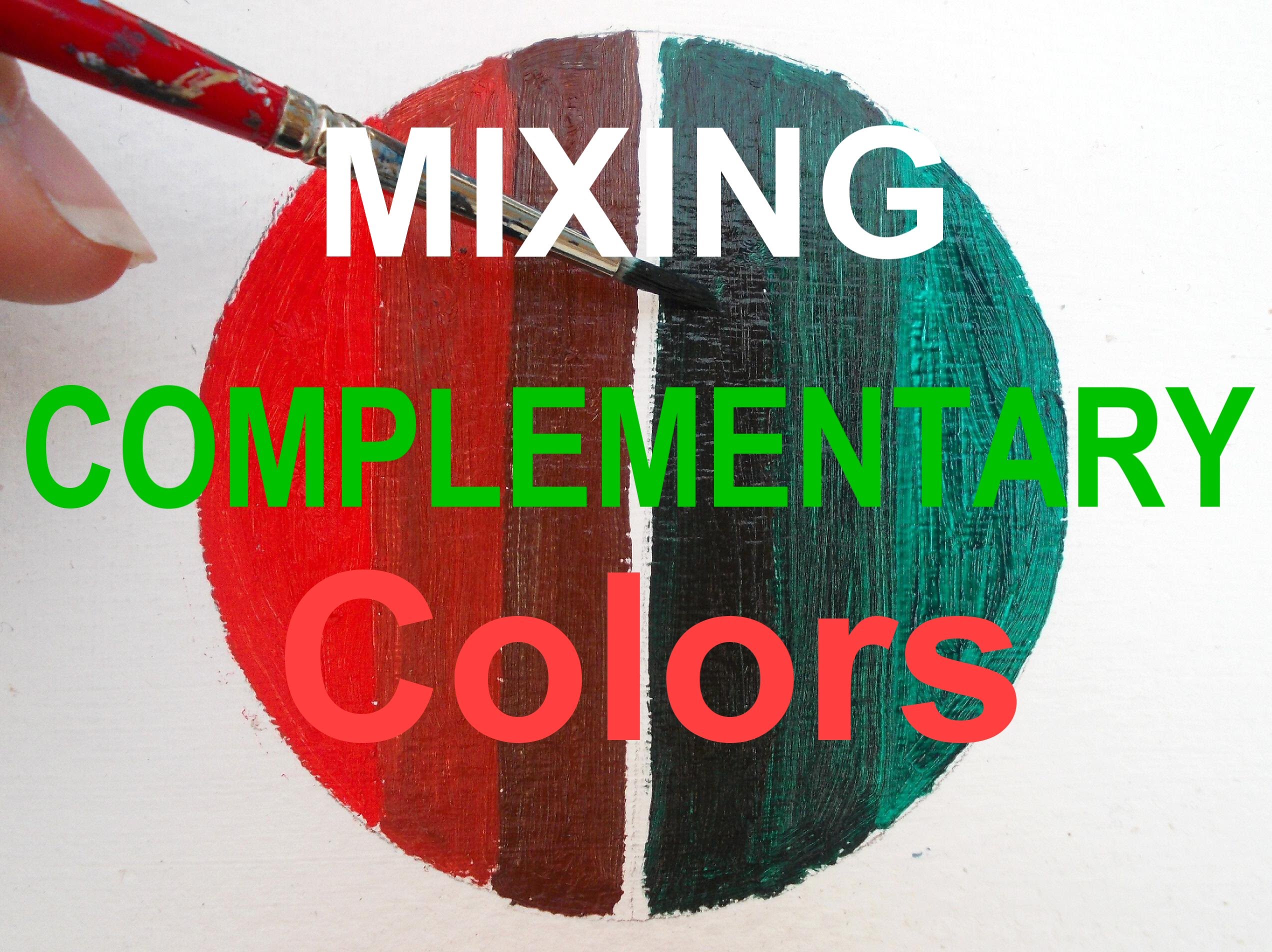 2544x1904 Oil Painting For Beginners Mix Complementary Colors Red And Green - Complementary Painting