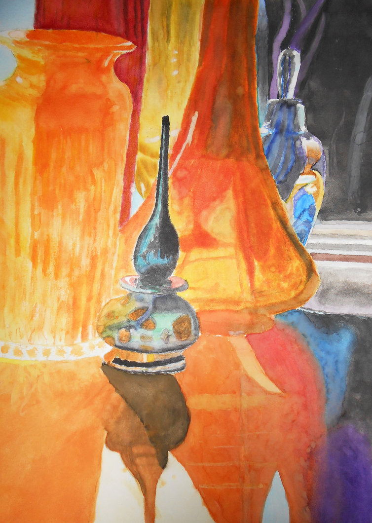 754x1060 Painting 4 Complementary Colors By Nextgenify - Complementary Painting