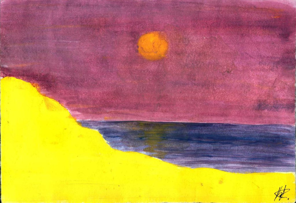 1024x701 Split Complementary Color Landscape By Klngggirl - Complementary Painting