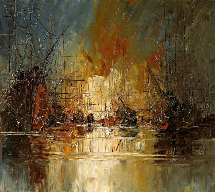 750x670 Polish Artist Justyna Kopania Discusses Her Textured Painting Practice - Complex Painting