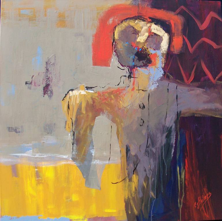 770x766 Saatchi Art Napolean's Complex Painting By Cindy Holmes - Complex Painting