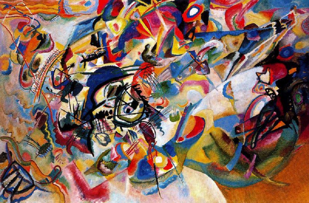 1000x657 Filevassily Kandinsky, 1913 - Composition Vii Painting