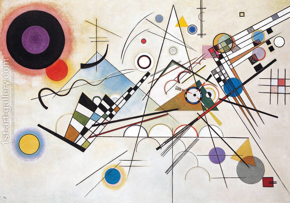 1000x700 Composition Viii Wassily Kandinsky Reproduction 1st Art Gallery - Composition Viii Painting