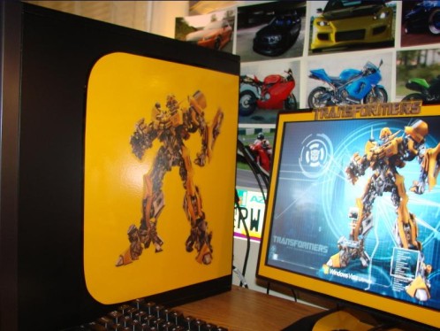 498x374 Painting Logo On Case Side Panels - Computer Painting