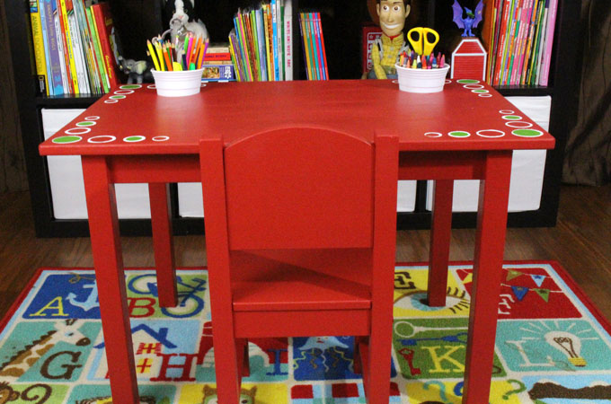 680x450 Diy Kid's Homework Desk - Computer Painting For Kids