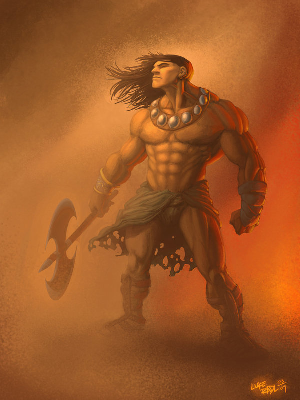 600x800 Conan Concept Painting By Lukeradl - Conan Painting
