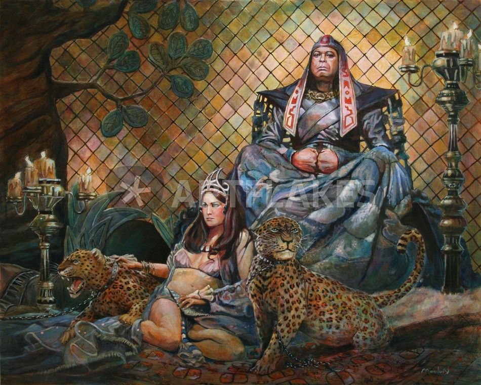 950x761 Conan Painting Art Prints And Posters By Regis Moulun - Conan Painting