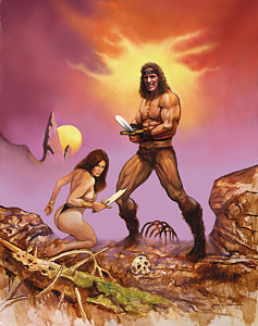 237x300 Conan Paintings - Conan Painting