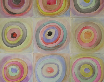 340x270 Kandinsky Concentric Circles Painting Iphone 44s - Concentric Circles Painting