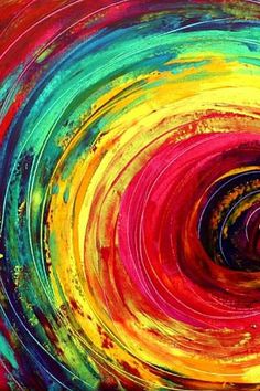 236x354 Time Moves In One Direction, Memory In Another. William Gibson - Concentric Circles Painting