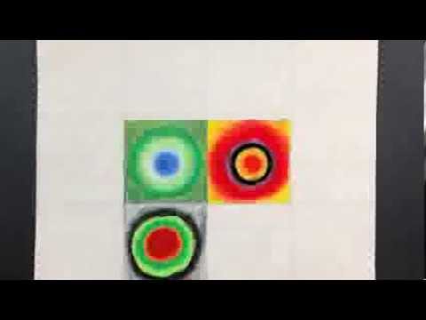 480x360 Wassily Kandinsky - Concentric Circles Painting