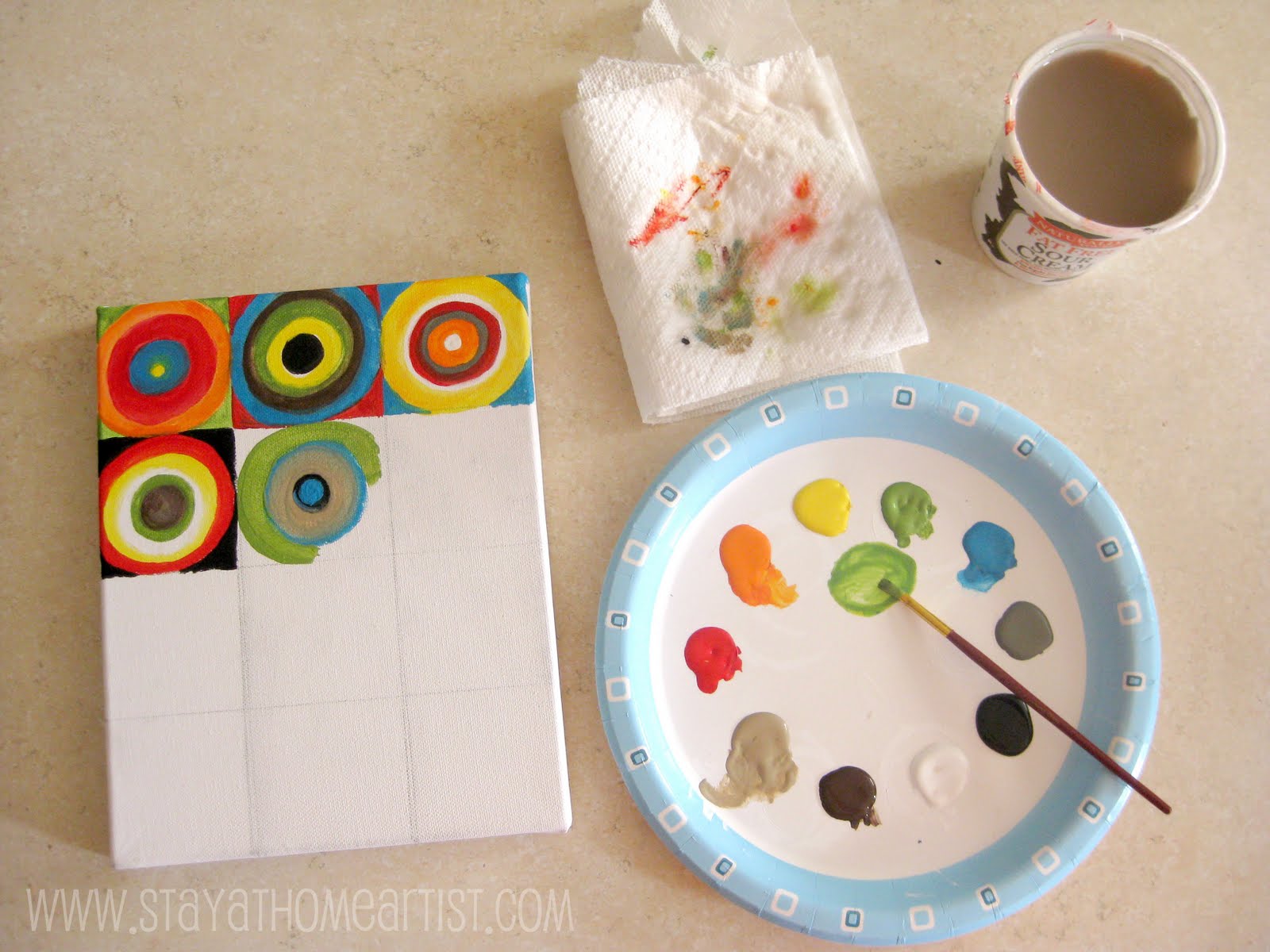 1600x1200 Concentric Circles Canvas Art - Concentric Circles Painting