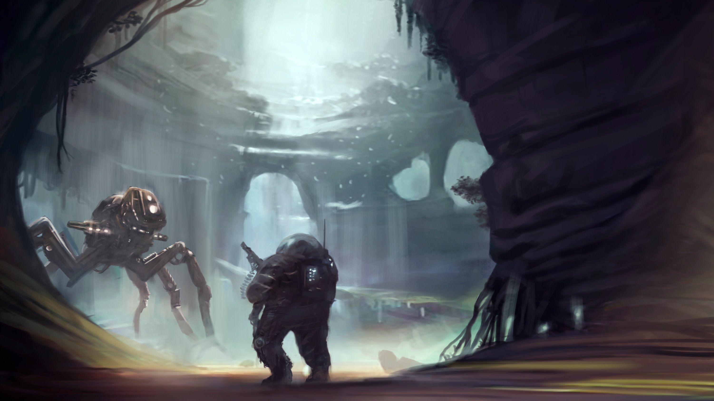 3003x1689 Concept Art Speed Painting Wacom 22 Hd - Concept Painting