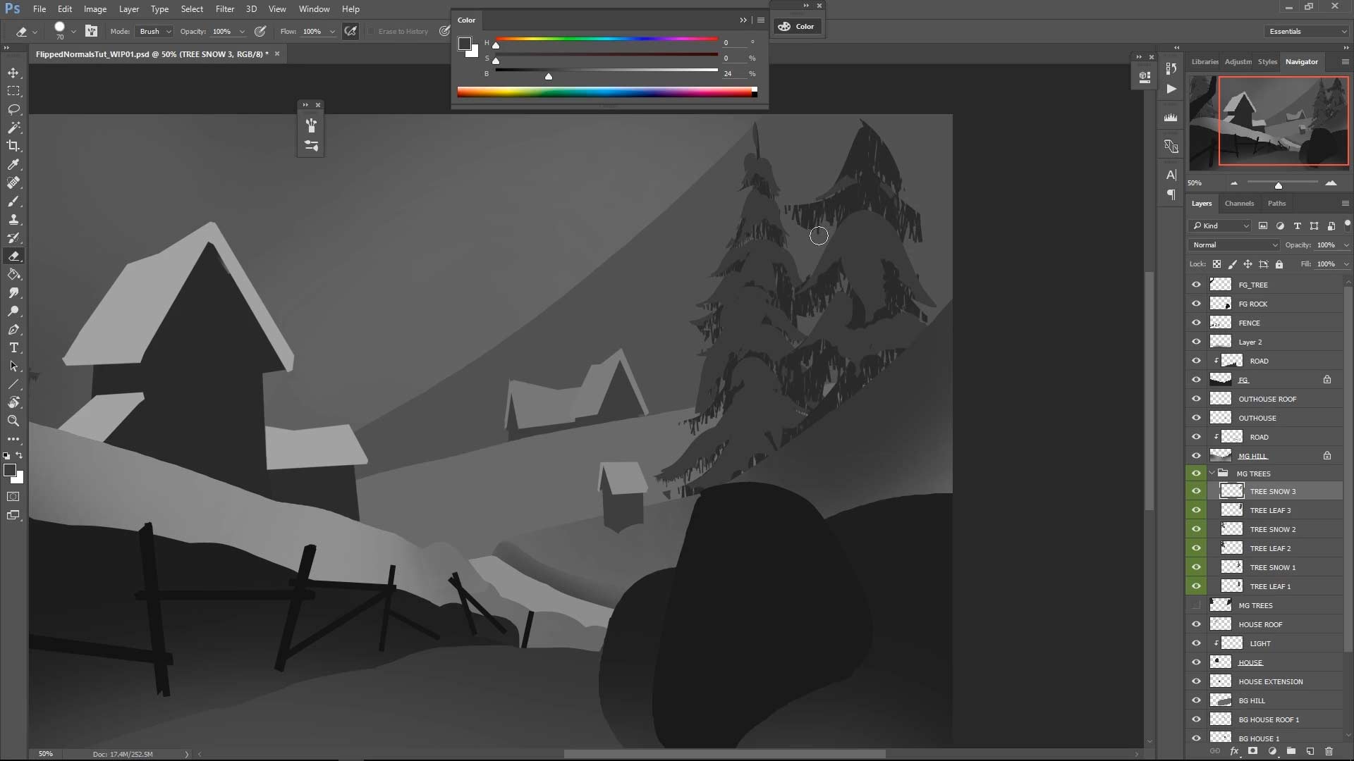1920x1080 Concept Painting In Photoshop Flippednormals - Concept Painting