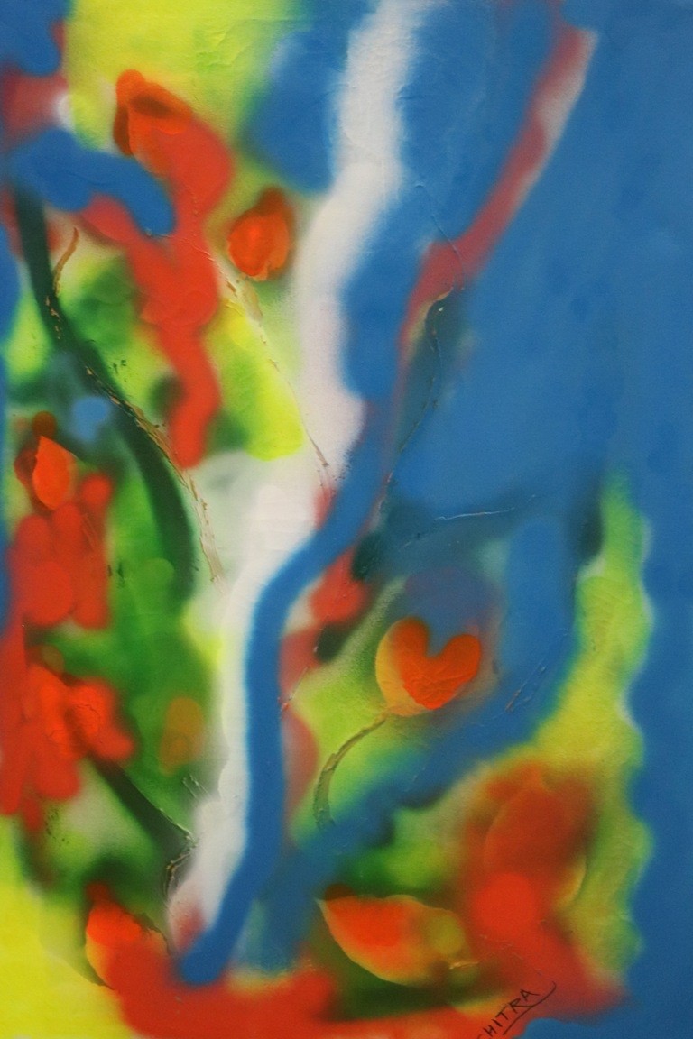 768x1152 Childhood - Conceptual Art Painting