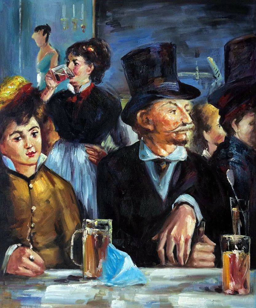 833x1000 Manet - Concert Painting