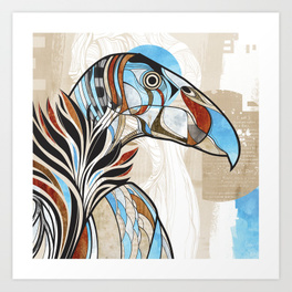 264x264 Condor Art Prints Society6 - Condor Painting