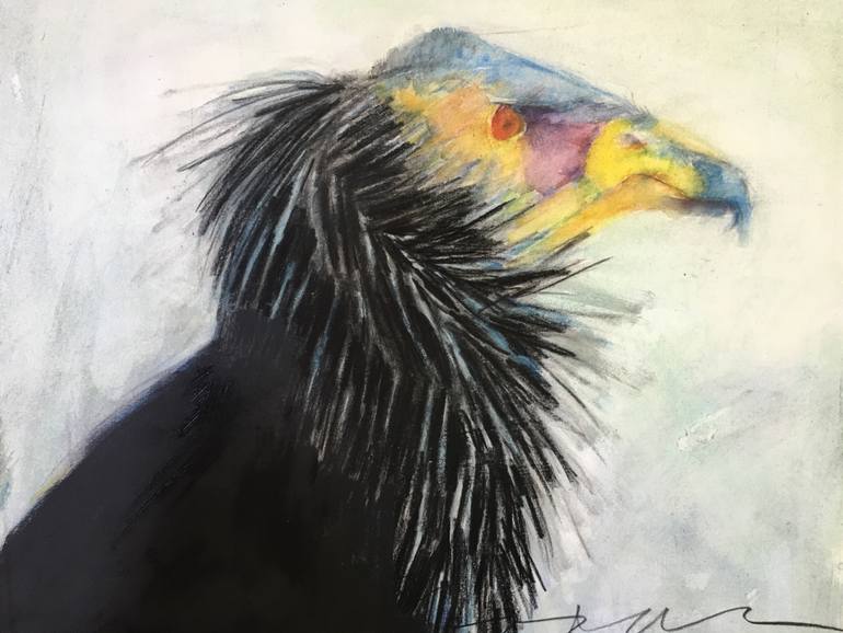 770x578 Saatchi Art California Condor Drawing By Jeanne Goodman - Condor Painting