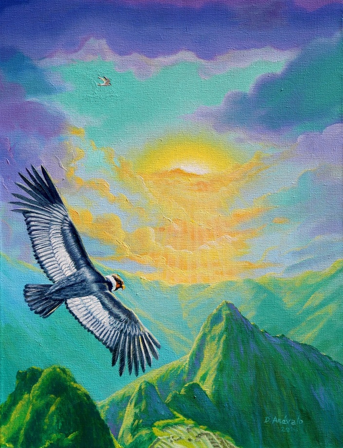 Condor Painting at PaintingValley.com | Explore collection of Condor ...