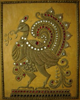 280x350 Indian Heritage - Cone Painting