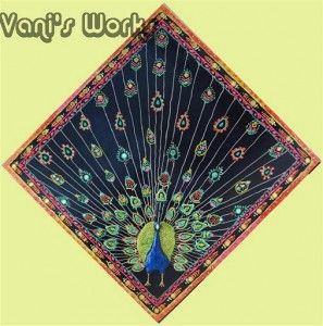 297x300 Cone Painting Peacock For Ravis - Cone Painting