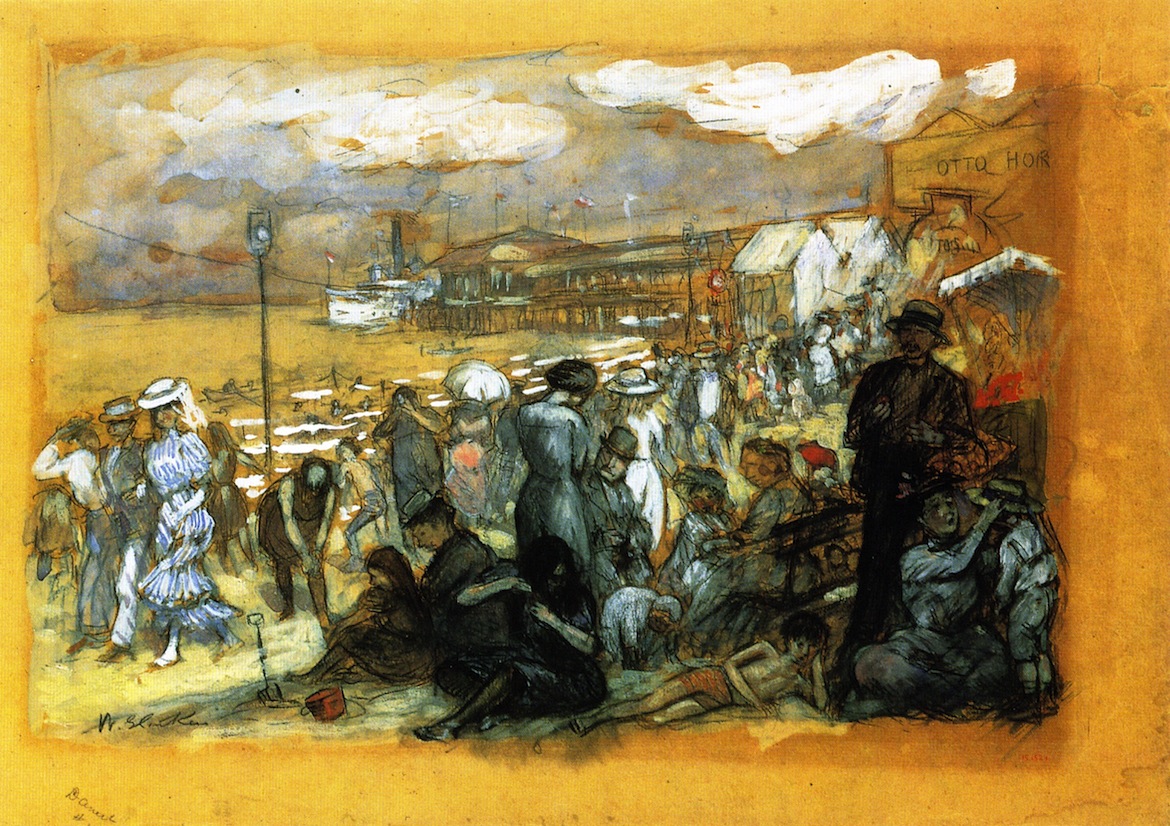 1170x826 Afternoon - Coney Island Painting