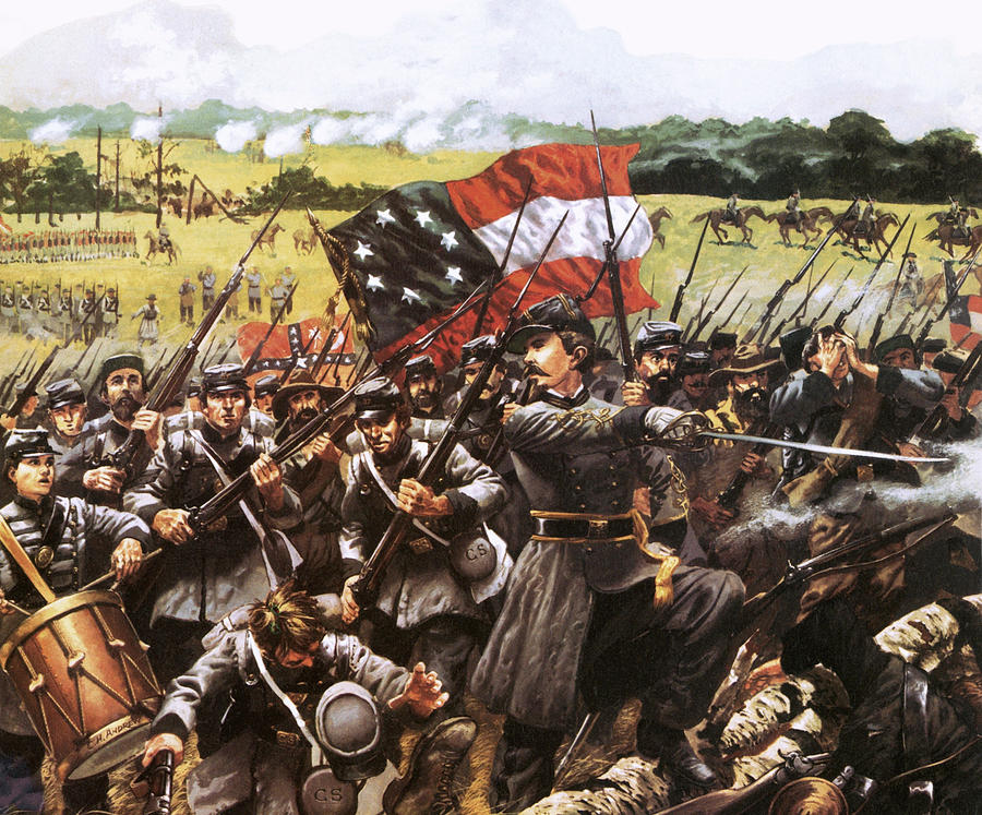 900x747 Loreta Janeta Velasquez Who Fought With The Confederate Army - Confederate Painting