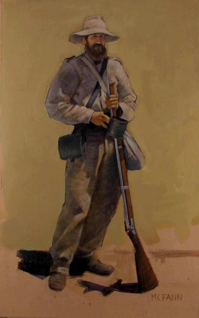 770x1230 Saatchi Art Confederate Painting By Garret Mcfann - Confederate Painting