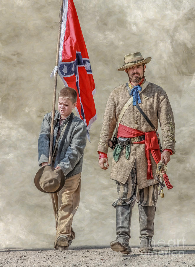 660x900 Confederate Sons Digital Art By Randy Steele - Confederate Soldier Painting