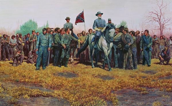 600x370 Rebecca's Blog Blog Archive We Still Love You General Lee - Confederate Soldier Painting