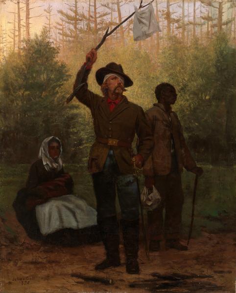 482x600 Surrender Of A Confederate Soldier Smithsonian American Art Museum - Confederate Soldier Painting