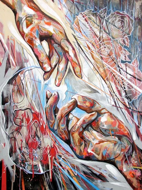 500x667 Hands (Confess Novel) Print Novels, Fantastic Art - Confess Painting