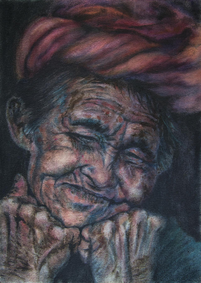 640x900 I Confess That I Have Lived Painting By Ana Munoz - Confess Painting