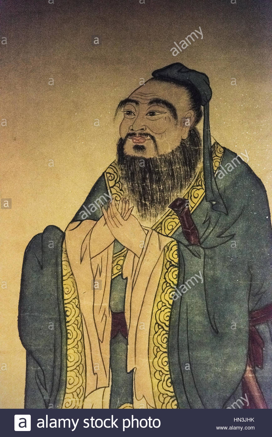 867x1390 Painting Of Confucius, China Stock Photo 133460815 - Confucius Painting